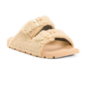 NEW HUGO BOSS Dual Band Sandals beige  for women 961tn